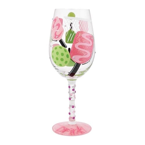 Enesco Lolita Dink then Drink Pickleball Hand Painted Artisan