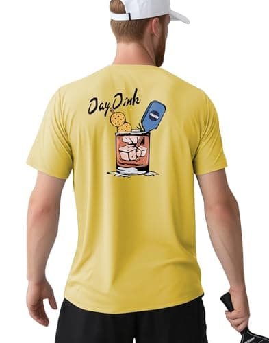 Fjalljós Men's T Shirts for Pickleball Sport