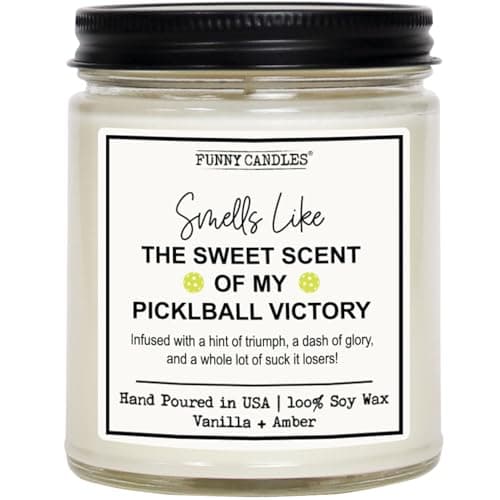Funny Candles Pickleball Victory Soy Candle