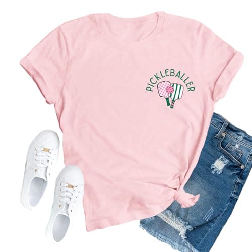 TUPOSU Womens Pickleball Shirt Pickleball Lover T Shirt