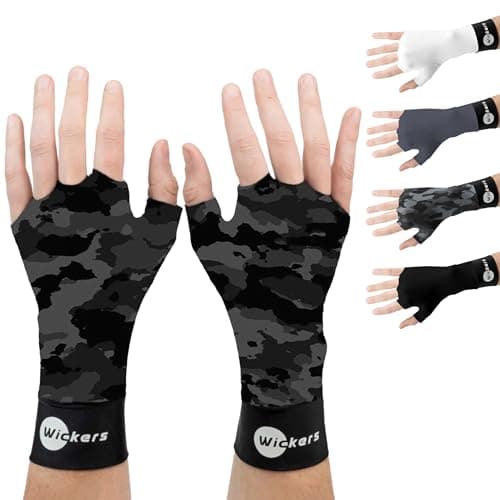 Wickers Fingerless Athletic Glove Liners