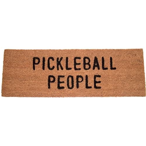 Wowser Pickleball People Coir Door Mat