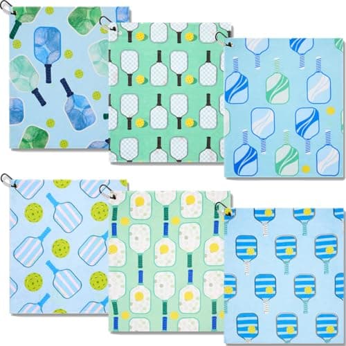 Retrora 6 Pcs Soft Pickleball Towel 15 x 17