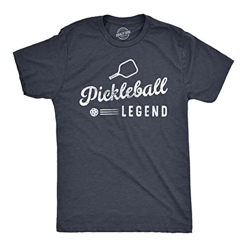 Mens Pickleball Legend T Shirt Funny Sarcastic Pickle Ball — pickleball gift