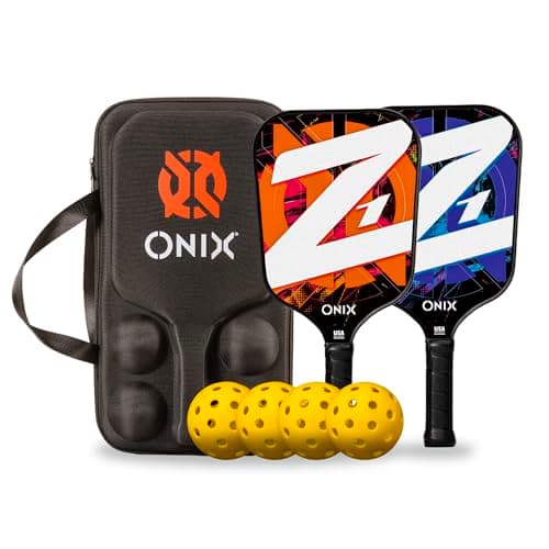 ONIX Z1 Starter Kit (2 Paddles, 4 Balls, Case) — pickleball gift