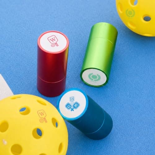 Personalized Metal Pickleball Stamp with Name — pickleball gift