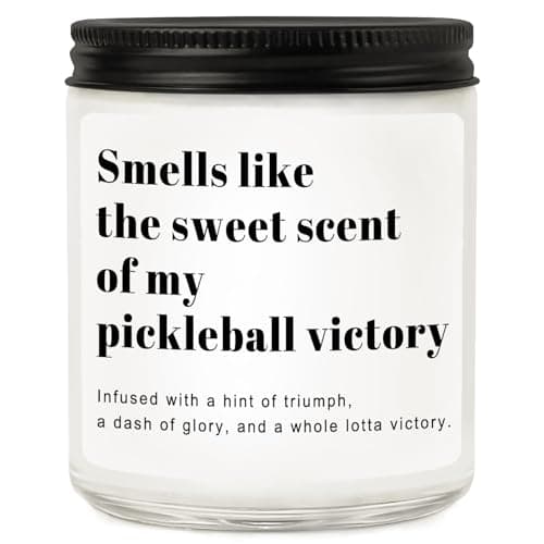 RIZOOCE Pickleball Victory Lavender Candle — pickleball gift